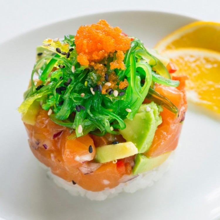 salmon tartar  sashimi grade salmon, avocado, picadillo &